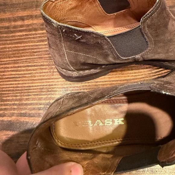 Trask Brown Suede Ankle Boots - Picture 5 of 8